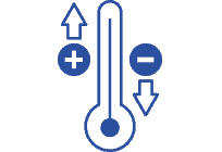 Temperature change icon