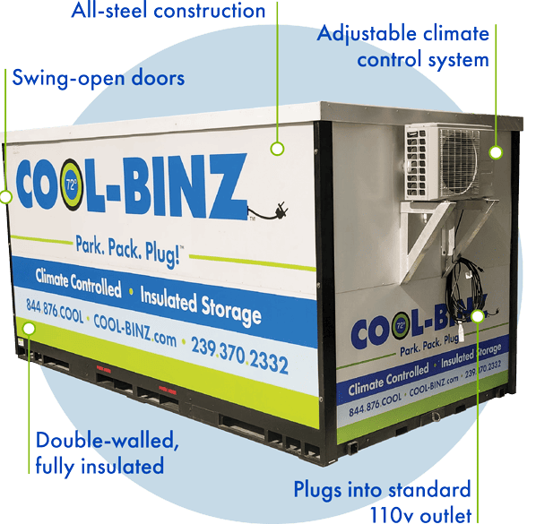 Why ClimateControlled Storage CoolBinz