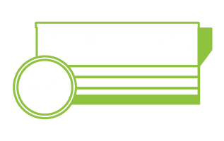 cool binz climate control logo transparent with white font