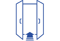 Ground-level entry icon